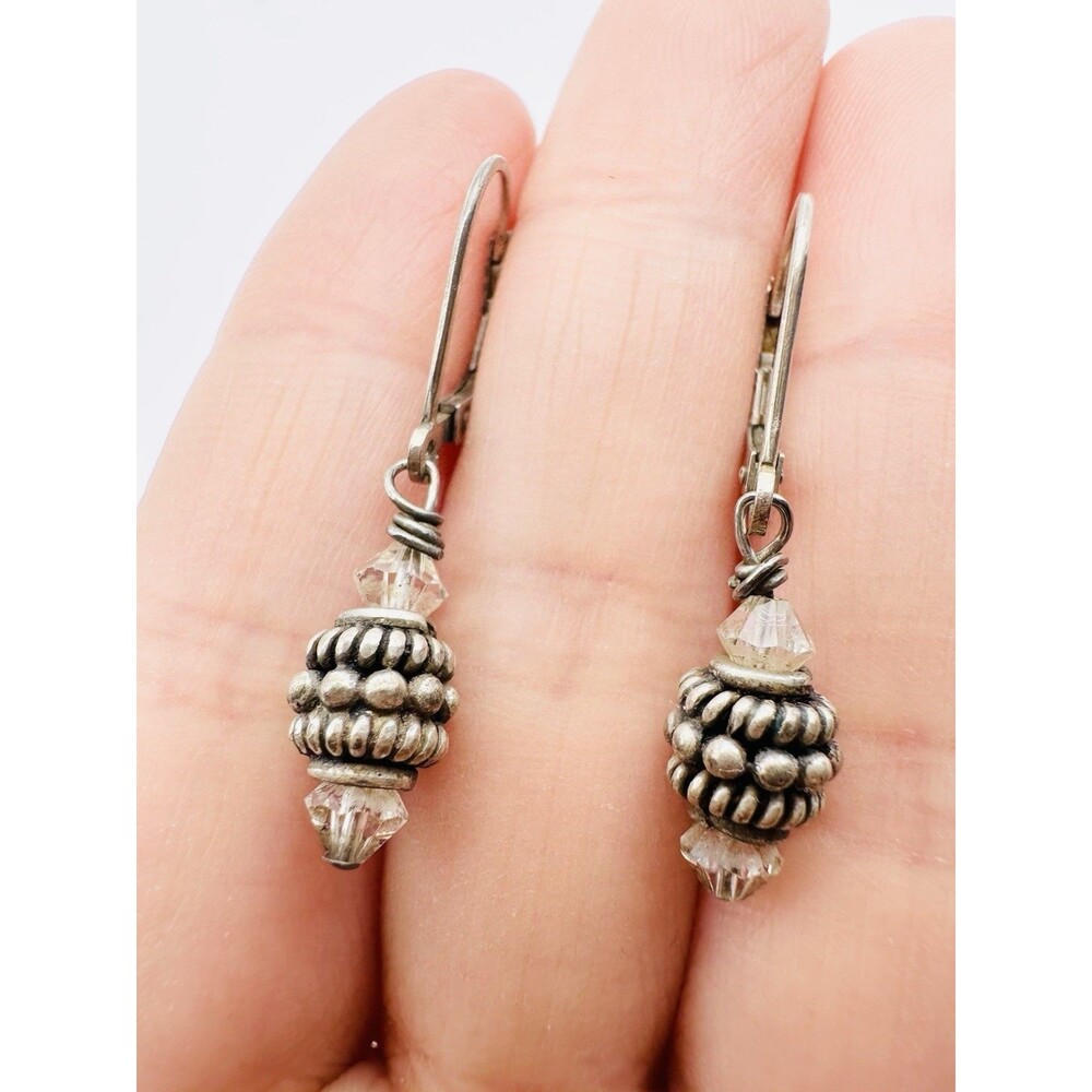925 Sterling Silver Classic Lever Back Earrings